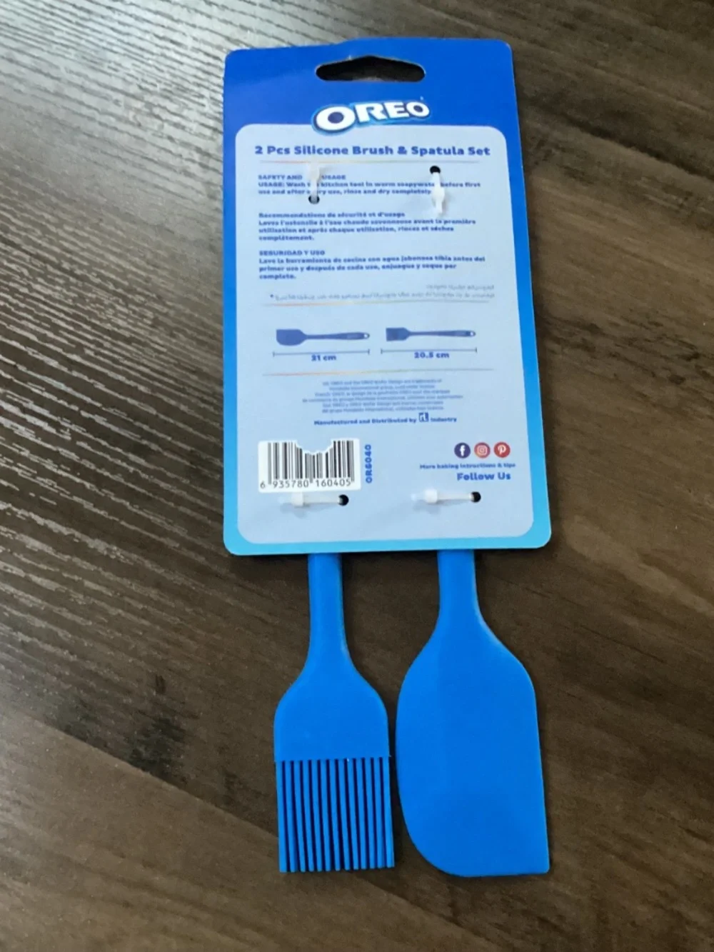 Oreo Silicone Brush & Spatula Set NEW